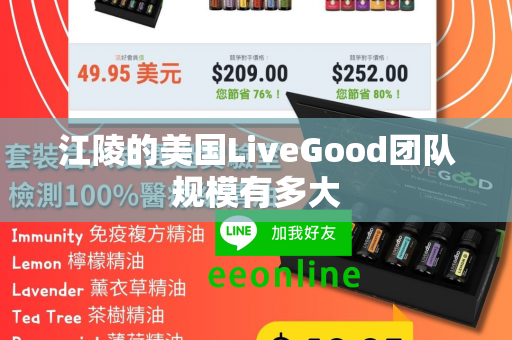 江陵的美国LiveGood团队规模有多大第1张-美商LiveGood