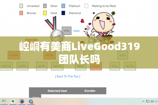 崆峒有美商LiveGood319团队长吗